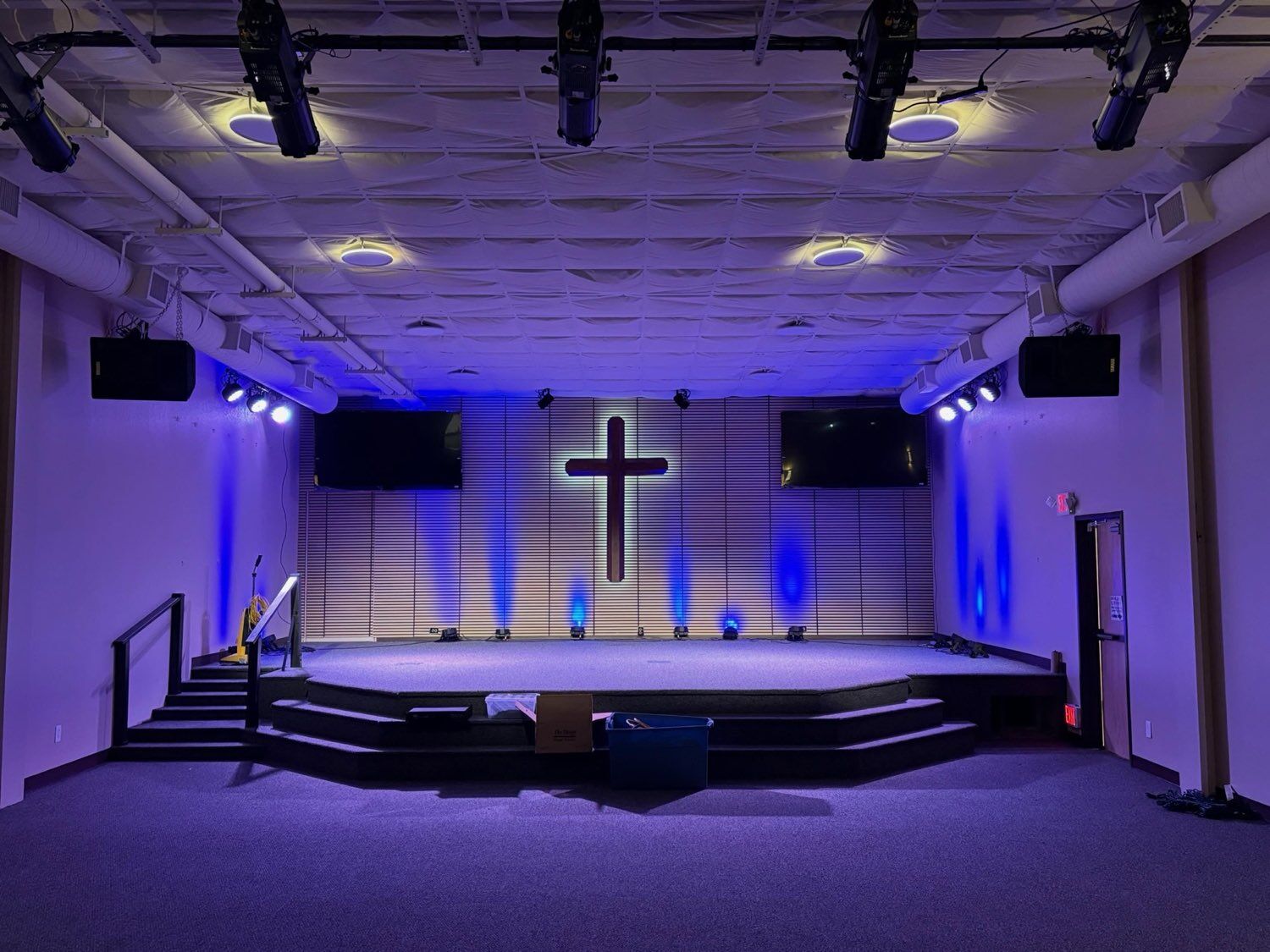 A commissioned, finished AV system ready for handoff